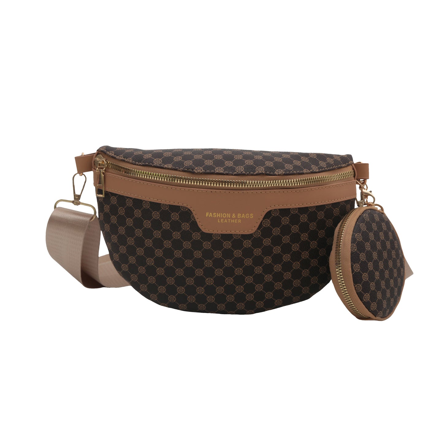 European & American Style Retro Print Crossbody Bag – Portable & Stylish