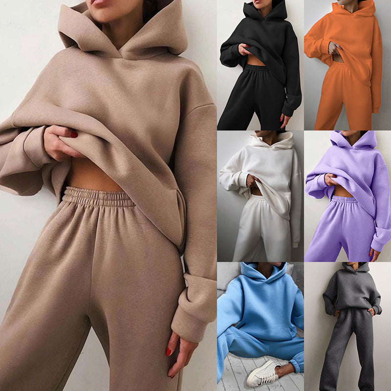 Women's Spring Hooded Set