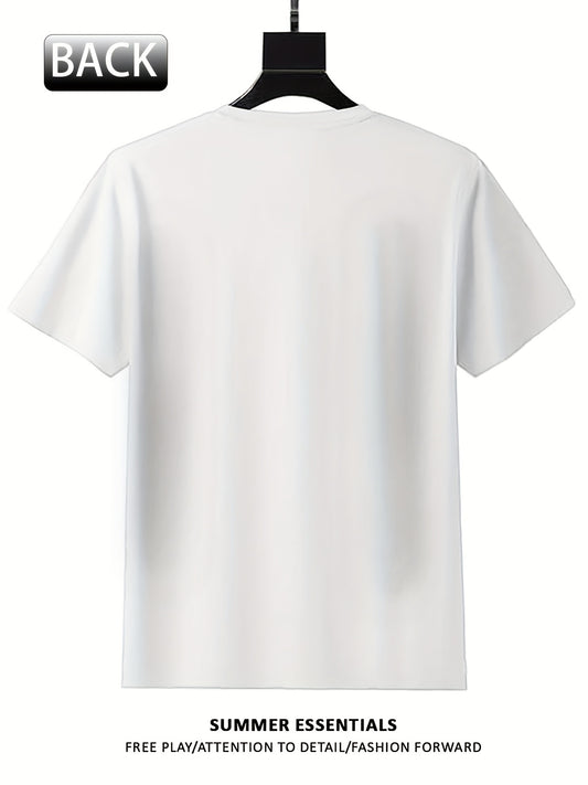 Plus Size Men’s T-Shirt – "Dad And Papa" Graphic Print