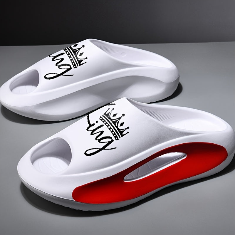Non-Slip EVA VMI Men's Slides – Arch Support Open-Toe Sports Sandals