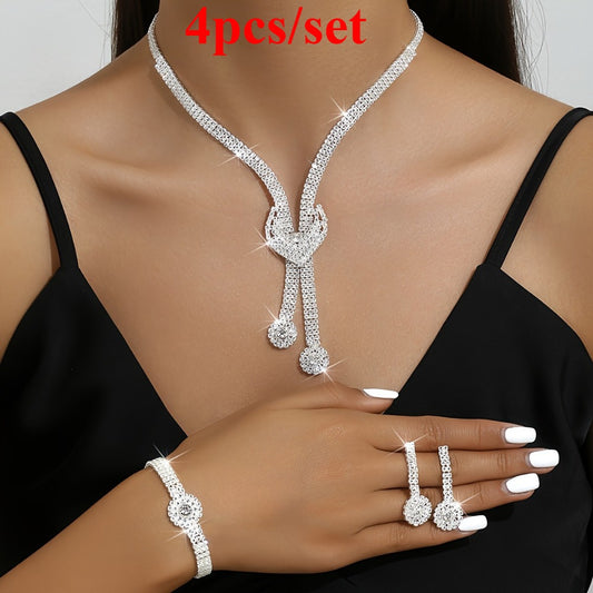 4-Piece Elegant Jewelry Set