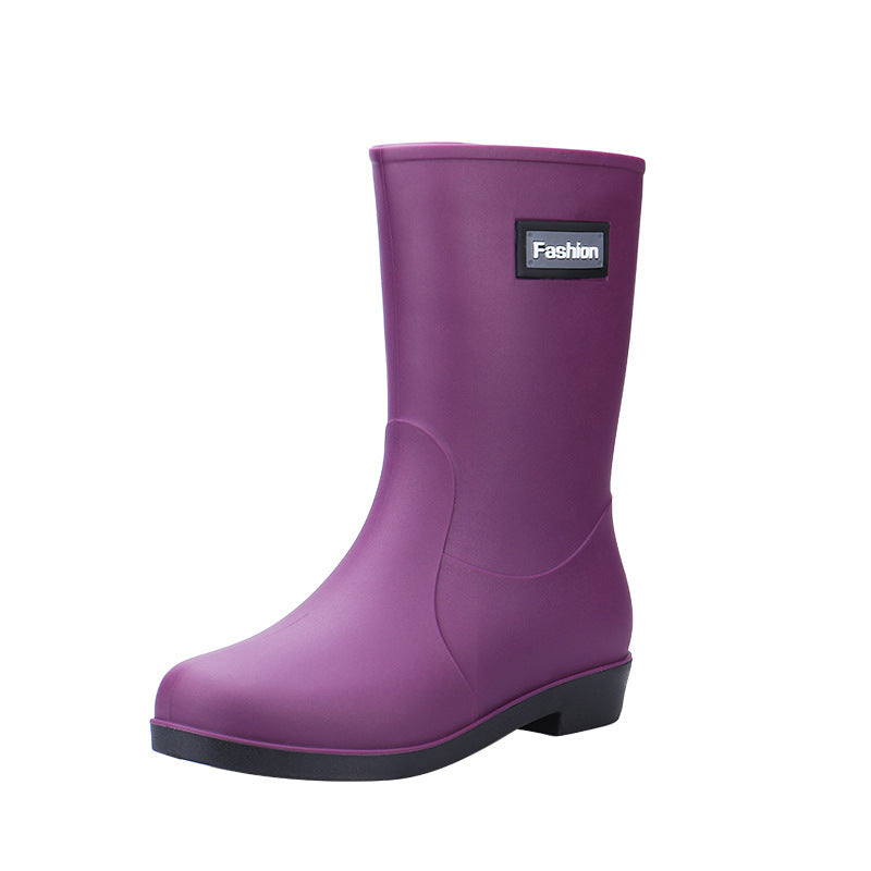 Fashionable & Functional Women's Mid-Calf Rain Boots