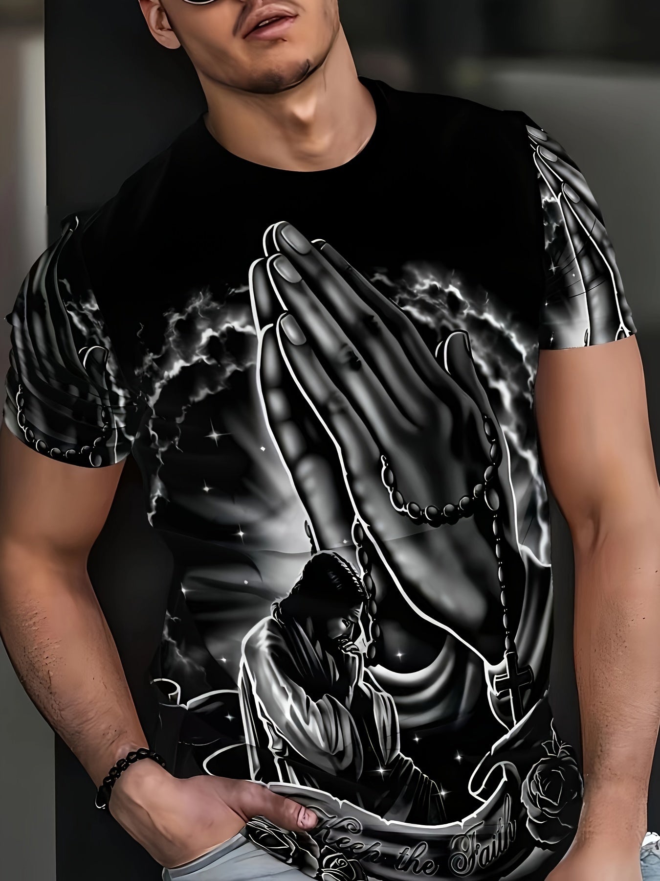 Men's Casual Crew Neck T-Shirt – Light Luxury Summer Essential