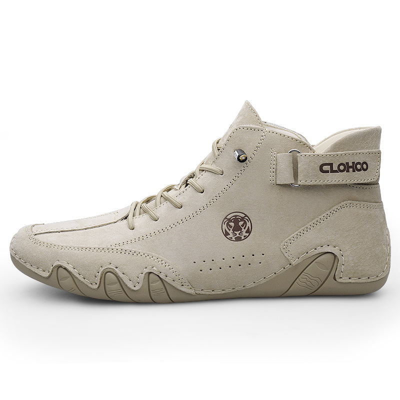 CLOHOO Brand Men's Pig Short Boots