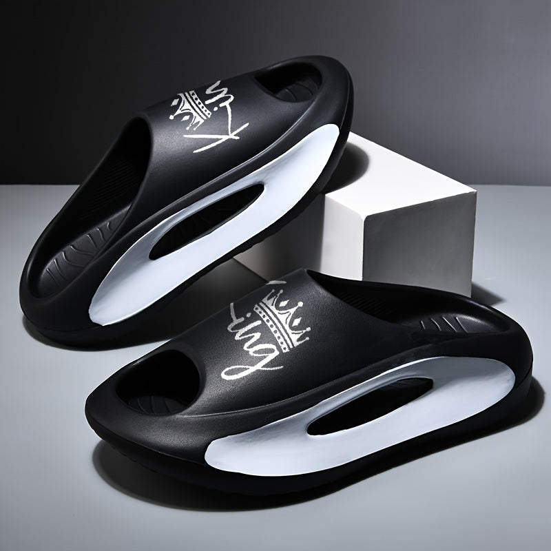 Non-Slip EVA VMI Men's Slides – Arch Support Open-Toe Sports Sandals