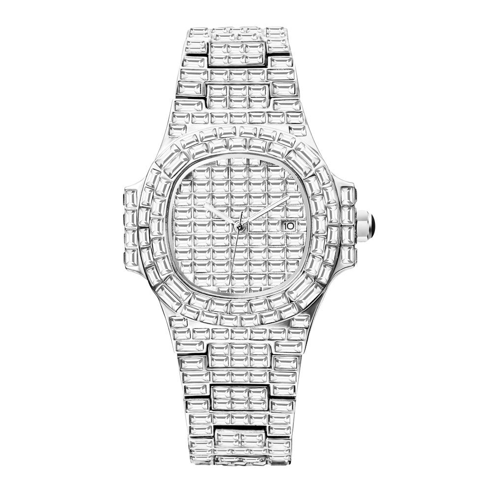 High-Grade Full Drill Square Watch