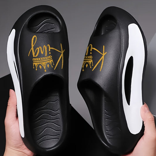 Non-Slip EVA VMI Men's Slides – Arch Support Open-Toe Sports Sandals