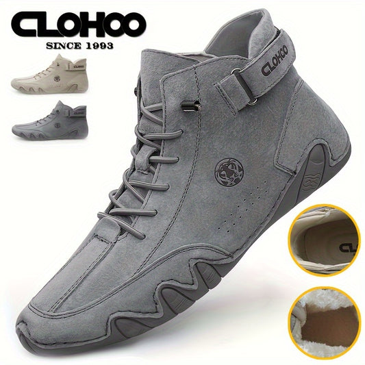CLOHOO Brand Men's Pig Short Boots