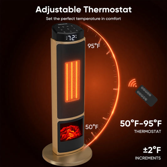 Dreo Space Heater – 1500W Portable Electric