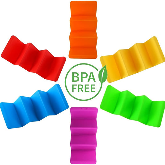 1pc/6pcs Colorful Taco Holder Stands – Premium Large Taco Tray Plates