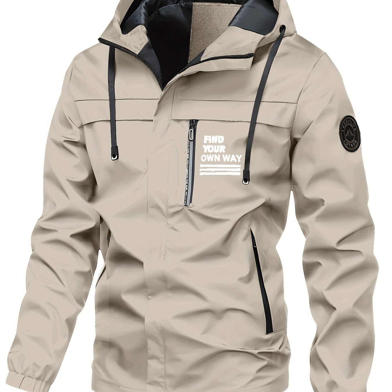 Men’s Casual Sporty Hooded Jacket