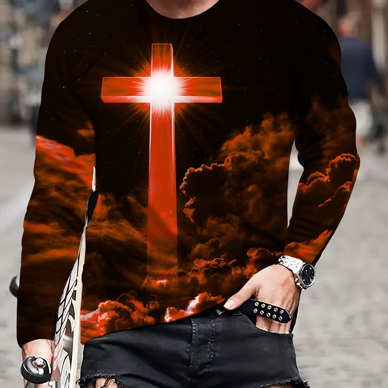 Classic Men’s Long-Sleeve T-Shirt