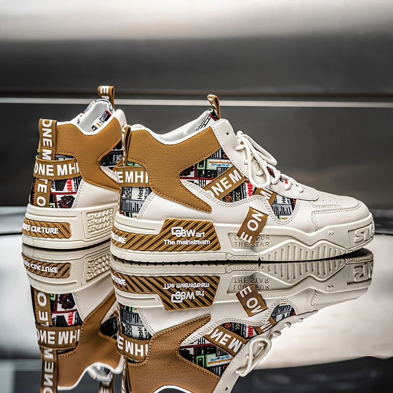 Men’s High-Top Skateboard Shoes – Trendy, Comfortable & Versatile