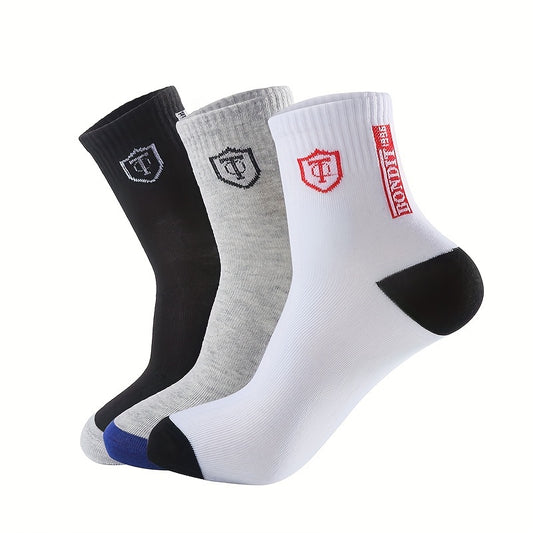 6pcs LIJIE Men's Breathable Crew Socks