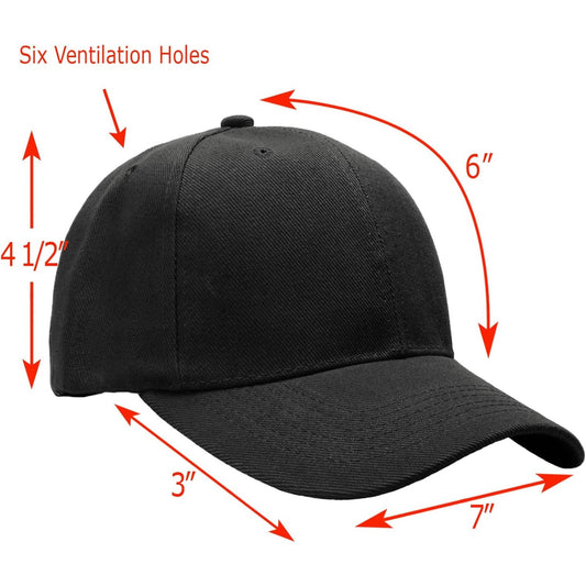 12-pack of classic baseball caps