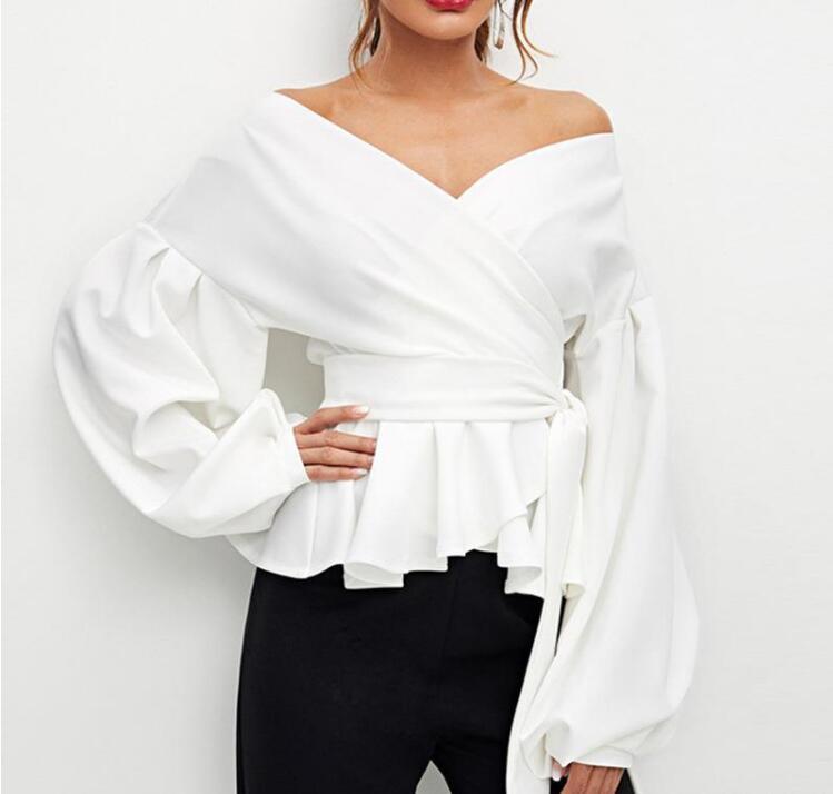 Women's Sexy Bowknot Shirt – Elegant & Alluring