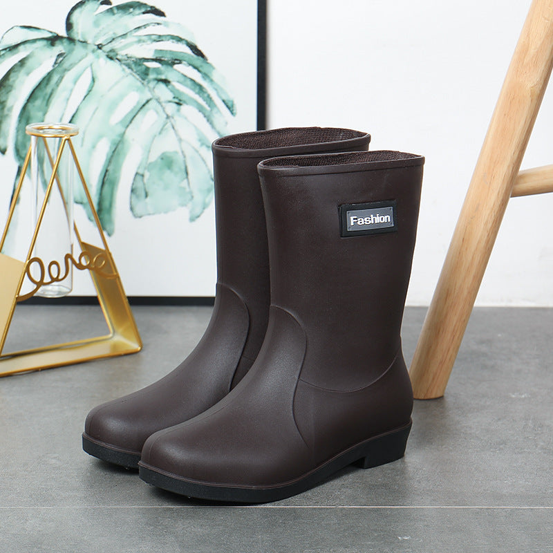 Fashionable & Functional Women's Mid-Calf Rain Boots