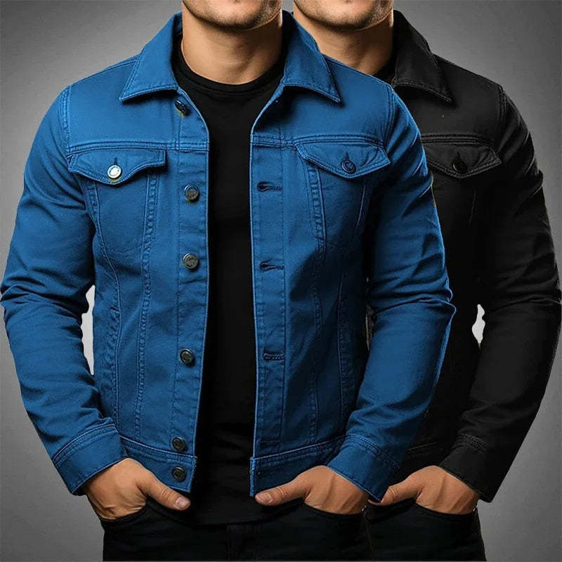 3D Printed Casual Men's Solid Color Shirt Slim Lapel