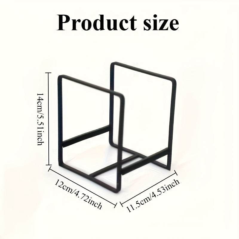 2pcs Space-Saving Stainless Steel Dish Rack