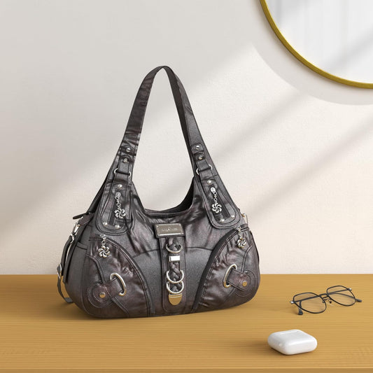 Angelkiss Hobo Purses and handbags for Women Satchel Handbag Women Purses Large Daily Shoulder Bags