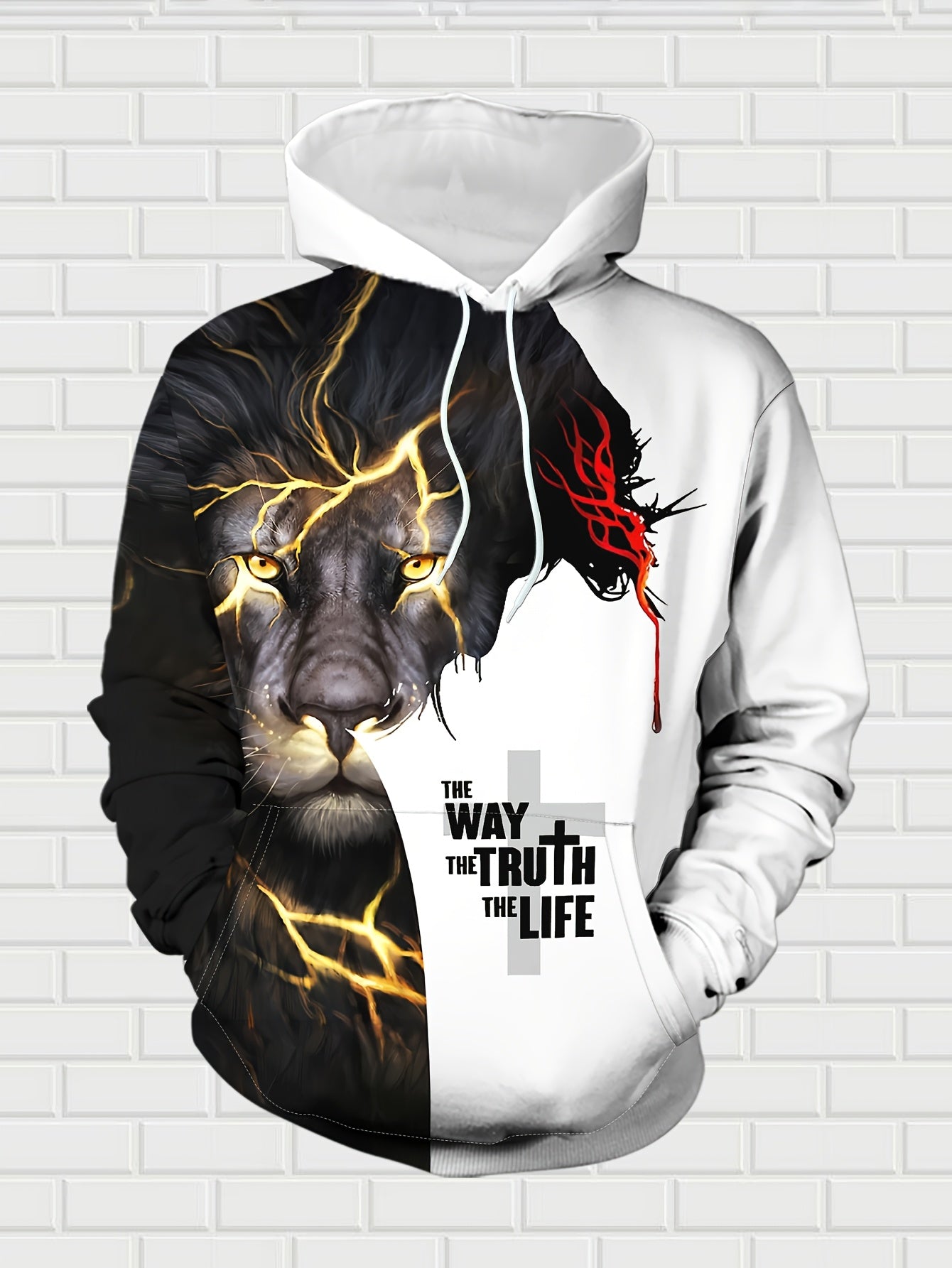 3D Printed Men's Casual Fashion Hoodie Set