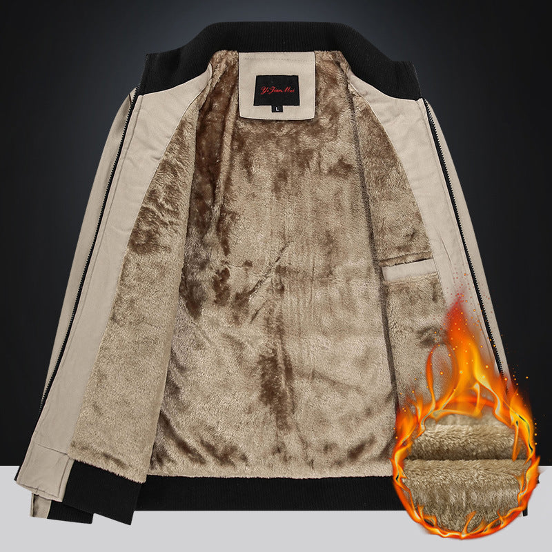 Stay Stylish & Warm: Korean-Inspired Fleece-Lined Flight Jacket