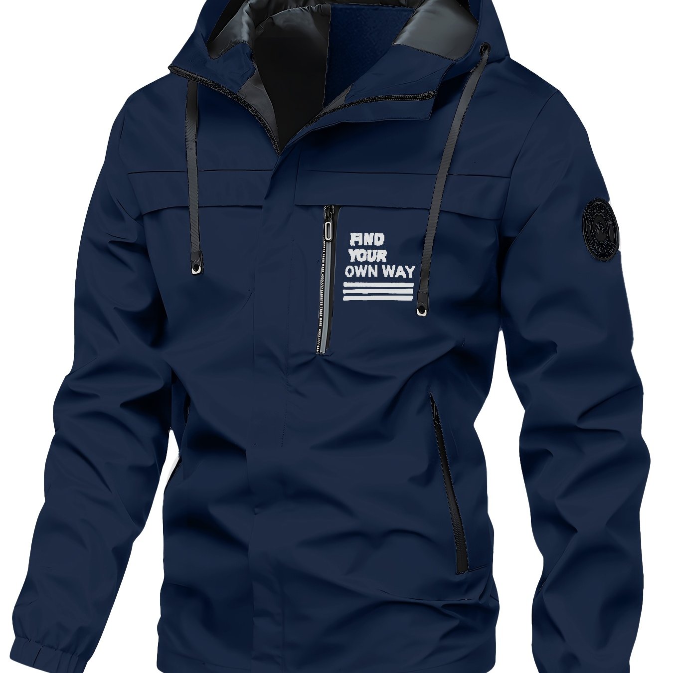 Men’s Casual Sporty Hooded Jacket