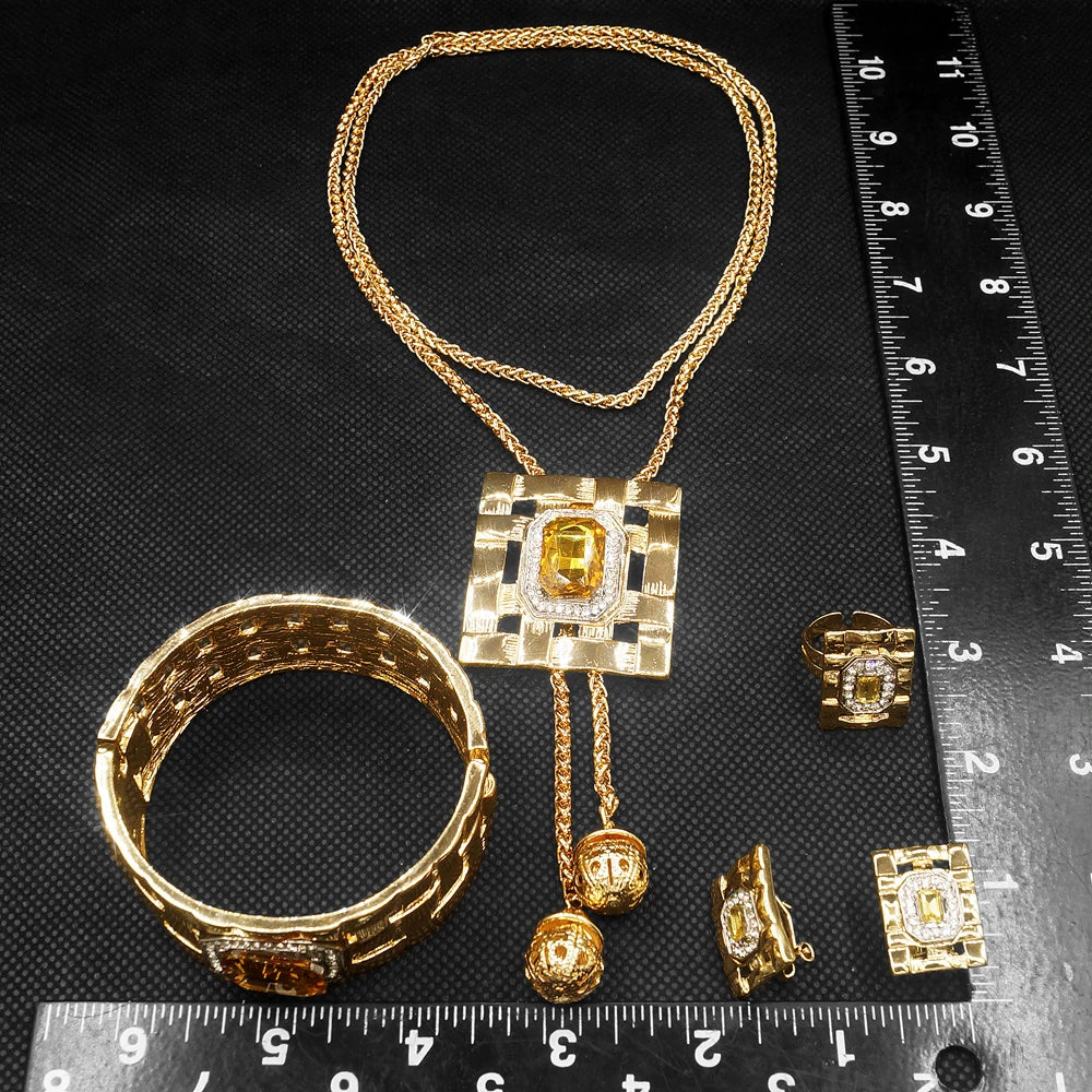 Jewelry Sets for Women – African Fashion Gemstone Bijoux