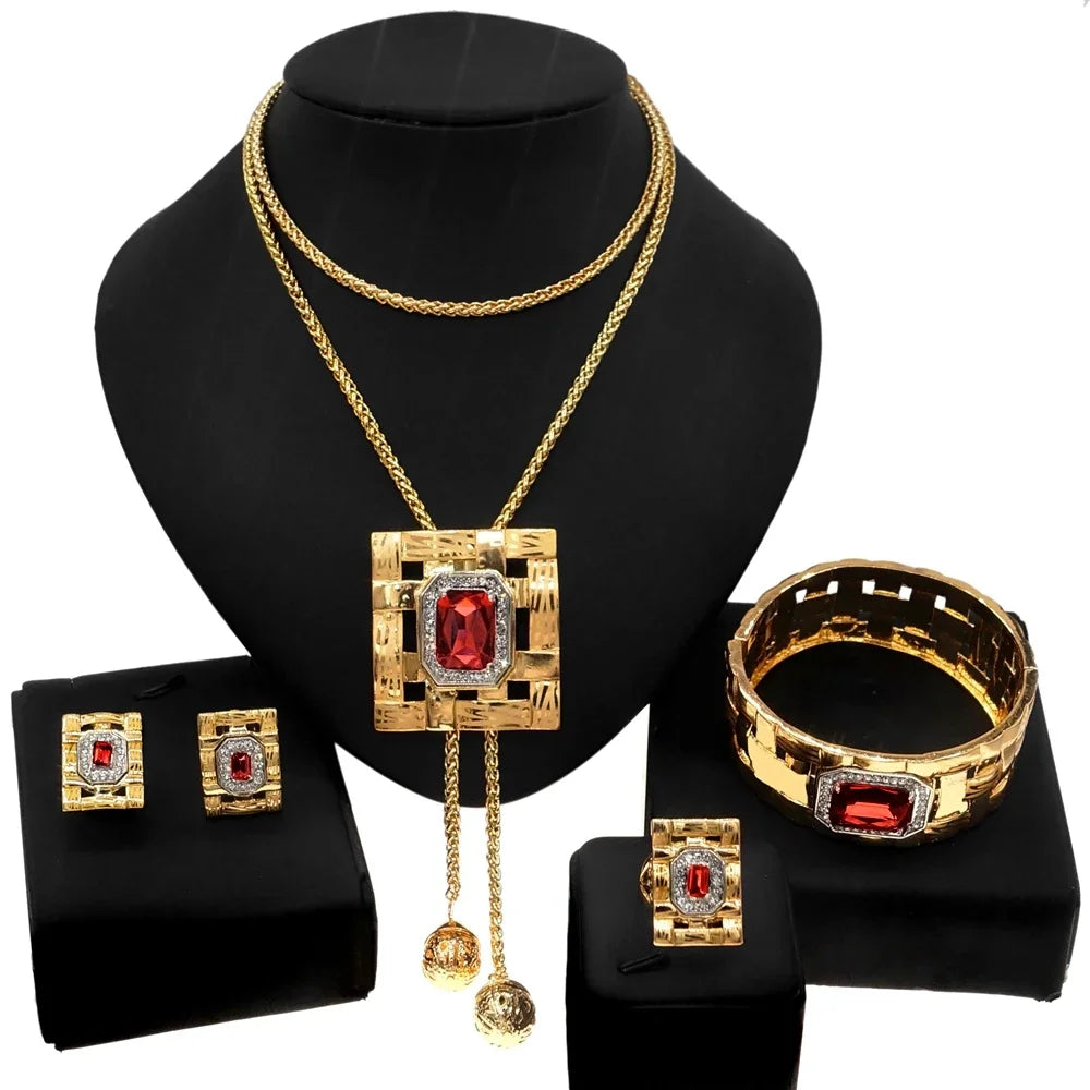 Jewelry Sets for Women – African Fashion Gemstone Bijoux
