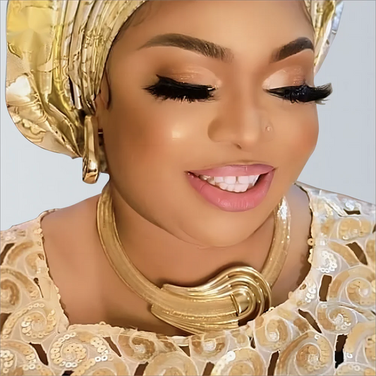 Elegant Dubai-Inspired Gold-Plated Jewelry Set for Women