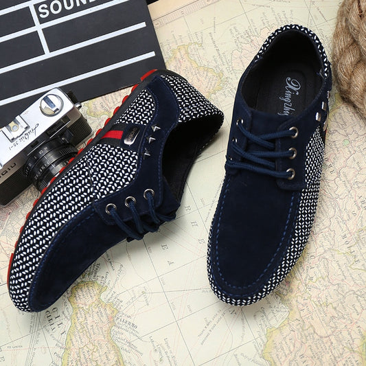 New Fashion Men’s Flats – Light Breathable Casual Shoes