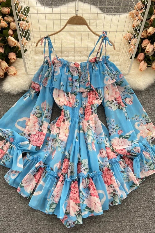 Summer Chic Floral Off-Shoulder Jumpsuit