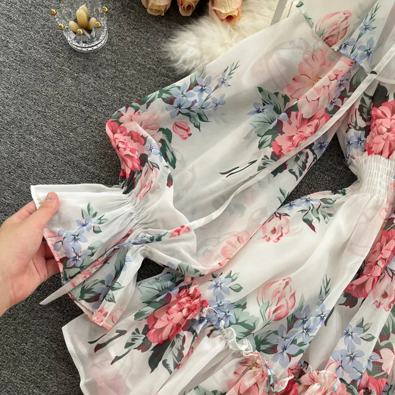 Summer Chic Floral Off-Shoulder Jumpsuit