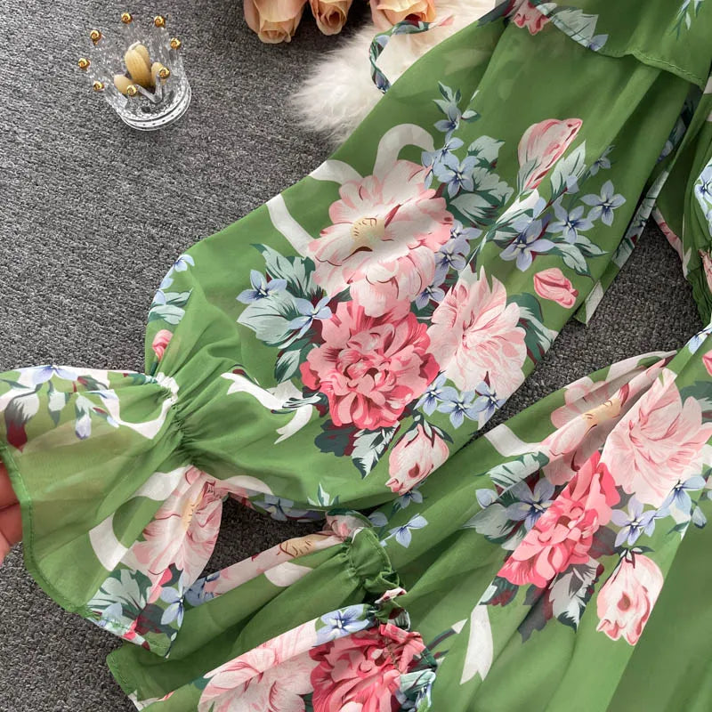 Summer Chic Floral Off-Shoulder Jumpsuit
