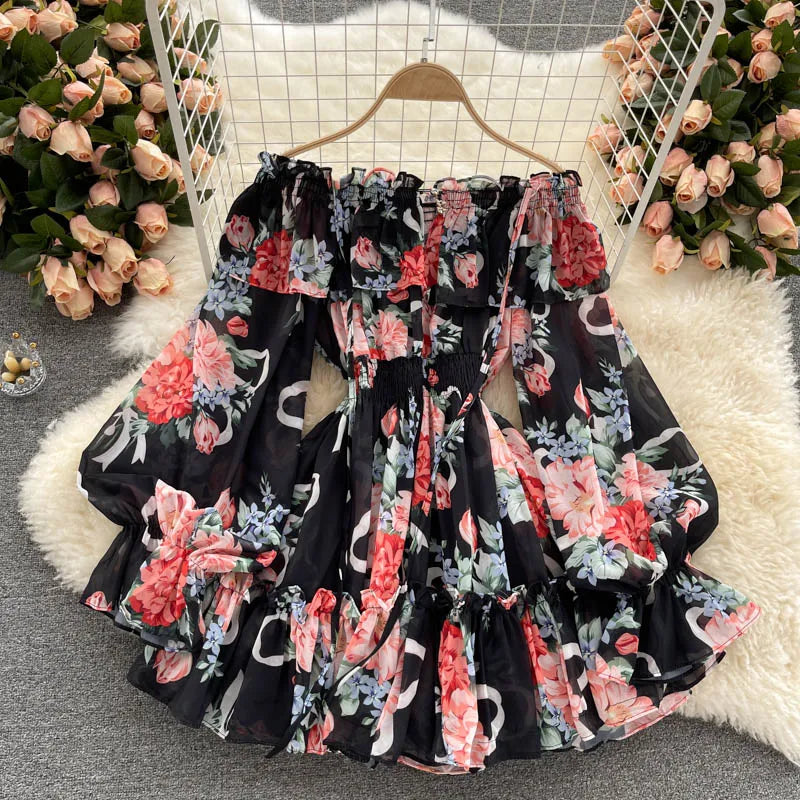 Summer Chic Floral Off-Shoulder Jumpsuit