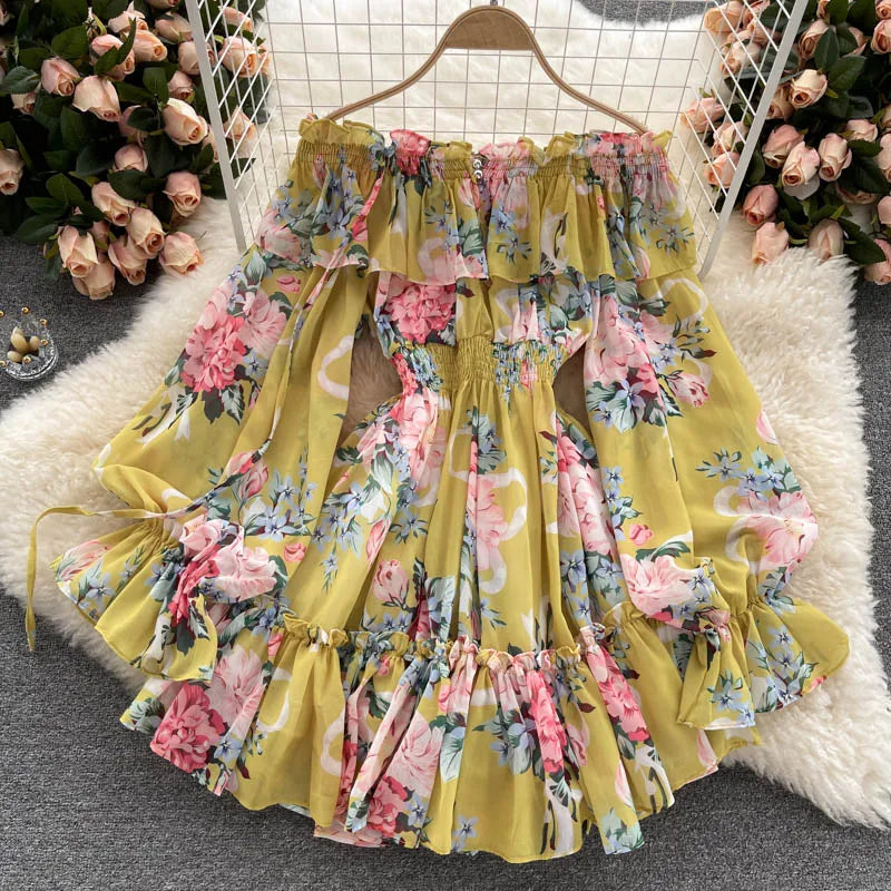 Summer Chic Floral Off-Shoulder Jumpsuit