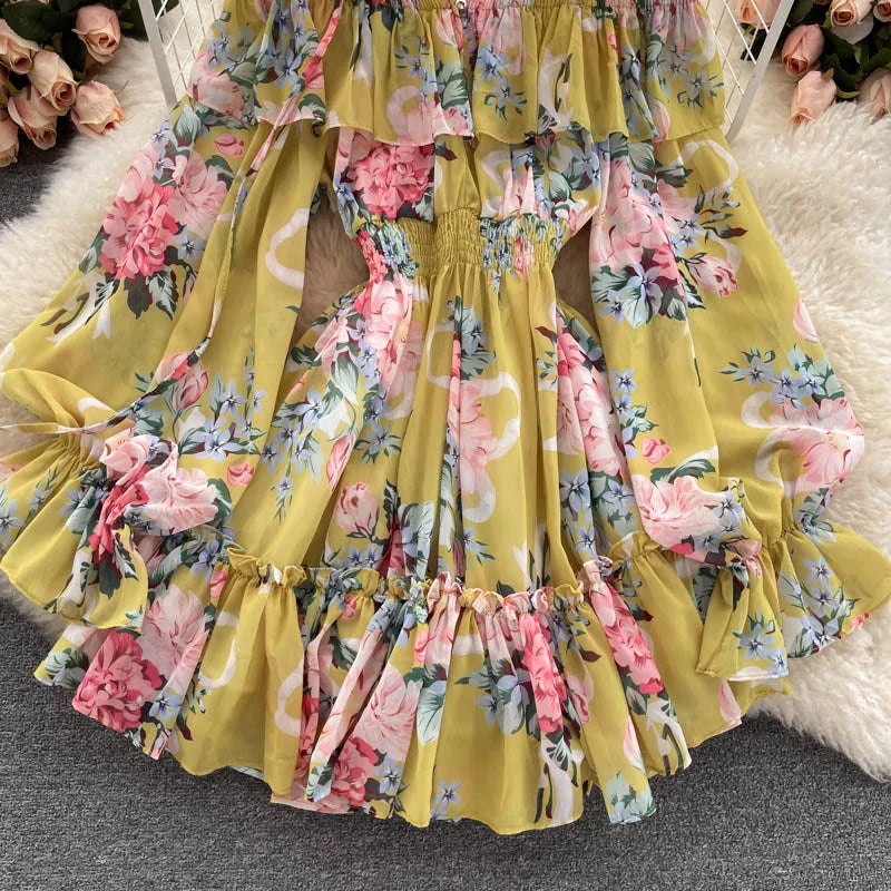 Summer Chic Floral Off-Shoulder Jumpsuit