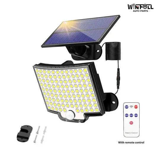 106 LED Modern Outdoor Solar Light with Motion Sensor – IP65 Waterproof