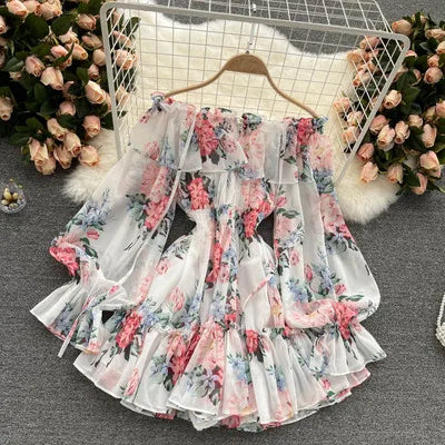Summer Chic Floral Off-Shoulder Jumpsuit