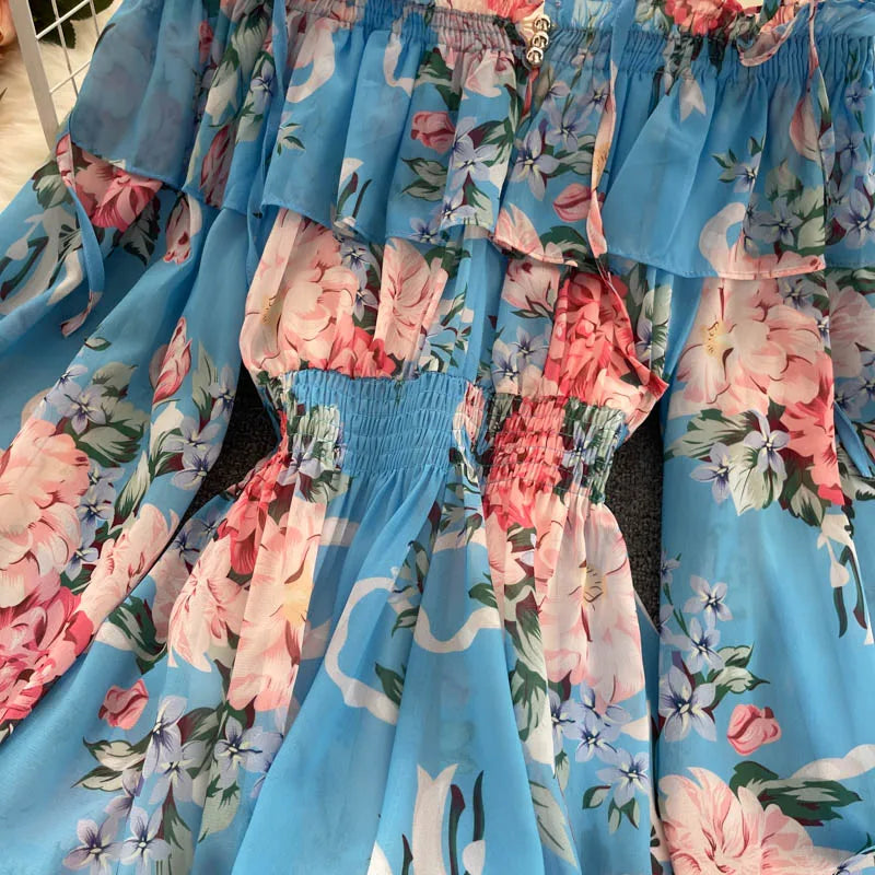 Summer Chic Floral Off-Shoulder Jumpsuit
