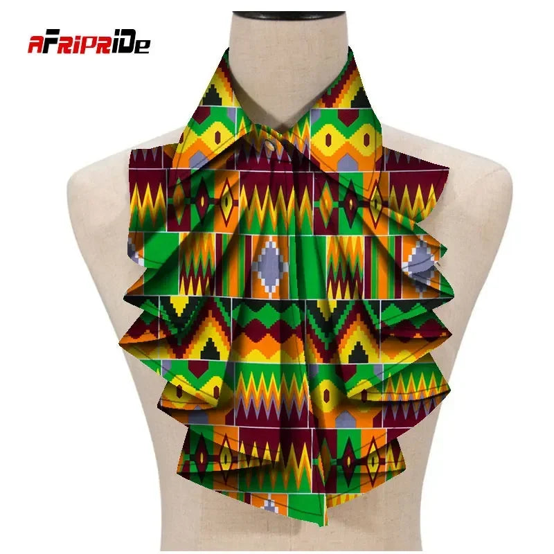 New Fashion African Print Ankara Tie for Women – Triangle Cravat