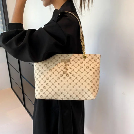 Summer PU Leather Large-Capacity Women's Tote Bag