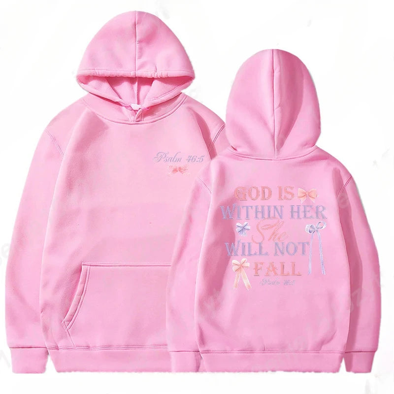 Women's Butterfly & Faith Graphic Hoodie – Harajuku Style