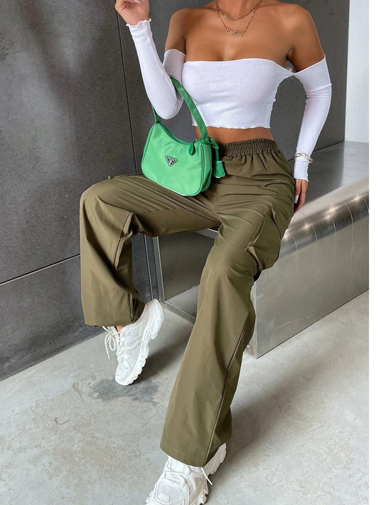 Women's Baggy Joggers Pants – Casual Chic Cargo Style