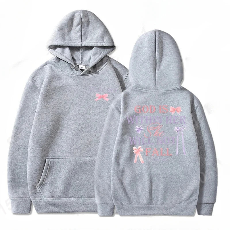 Women's Butterfly & Faith Graphic Hoodie – Harajuku Style