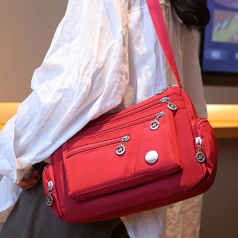 Versatile Nylon Crossbody Travel Bag for Women