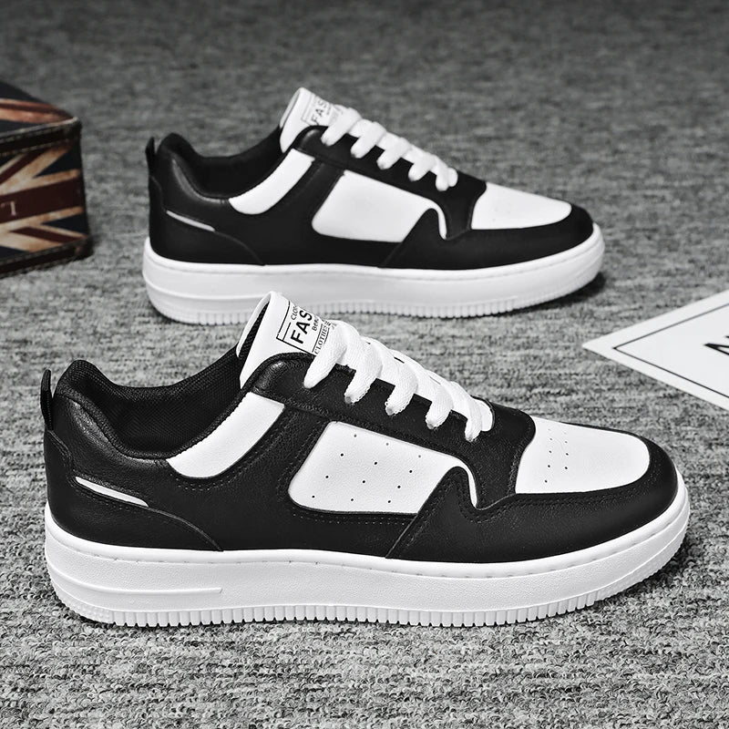 Men's Fashion Leather Sneakers