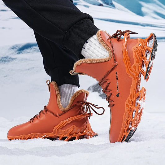 New Men's Winter Boots – Waterproof, Warm & Non-Slip