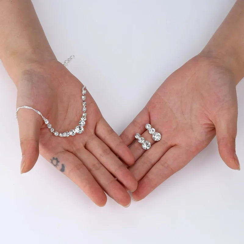 Elegant Silver Jewelry Set for Women