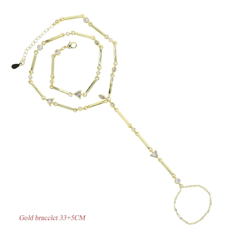 Fashion Special Water Drop Bling Oval CZ Choker Necklace Gold Color Lariat Long Bar Tear Drop Y Shape Long Tassel Women Jewelry